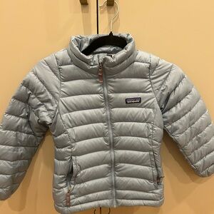 Patagonia blue quilted jacket XS 5/6